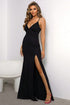 lace-up-spaghetti-strap-split-dress Sophia's Trends - Sophia's Style-Black-M